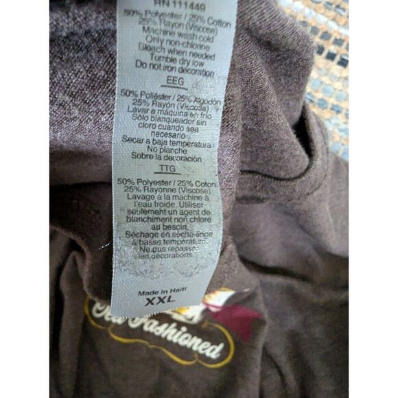 Call Me Old Fashioned Women's 2XL Cocktail New Orleans T-Shirt Grey Boozy - Picture 6 of 7